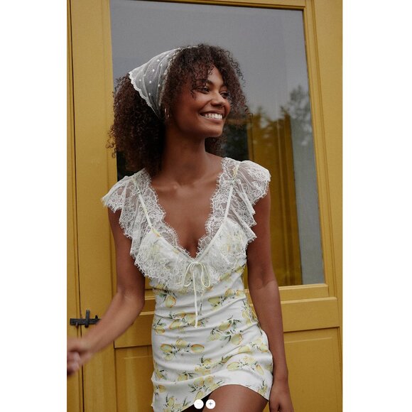 For Love & Lemons x Free People Audrey Mini Slip Dress - Picture 2 of 10